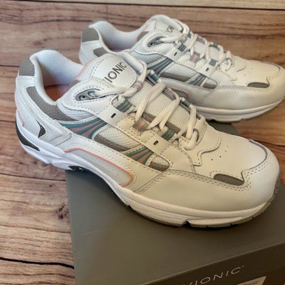 vionic women's walker classic walking shoes with concealed orthotic arch support